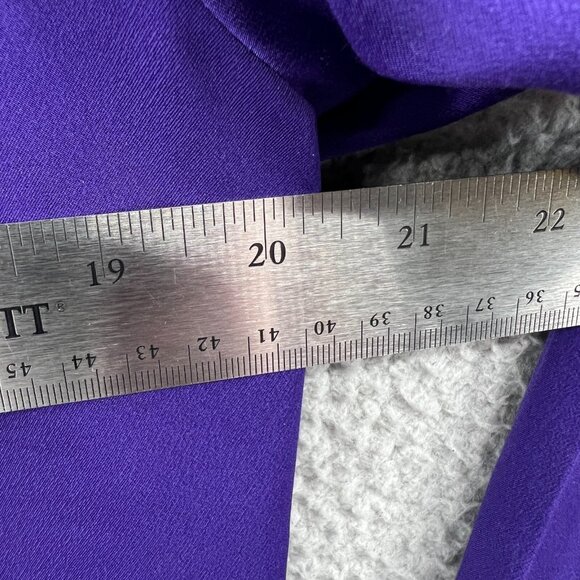 Chicos Women Top 1 Medium Button Front Roll Tab Long Sleeve Shirt Pocket - Picture 9 of 12